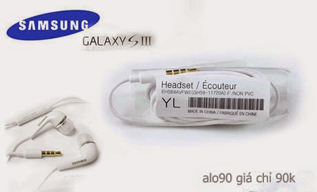 Tai nghe điện thoại Samsung Galaxy S3, iPhone 5 âm chuẩn nghe nhạc cực đã chỉ 90k - 3