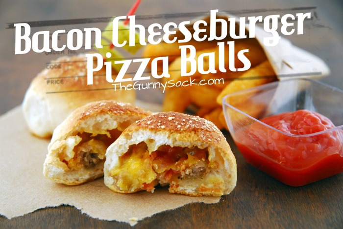 Bacon Cheeseburger Pizza Balls Bacon Cheeseburger Pizza Balls