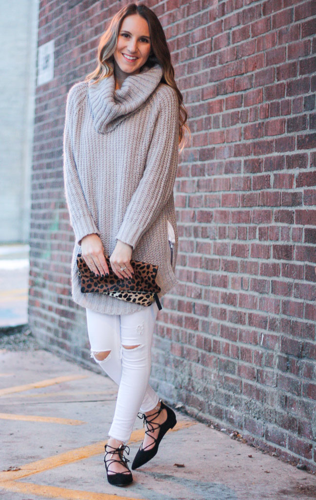 Turtlenecks + Winter White Twenties Girl Style
