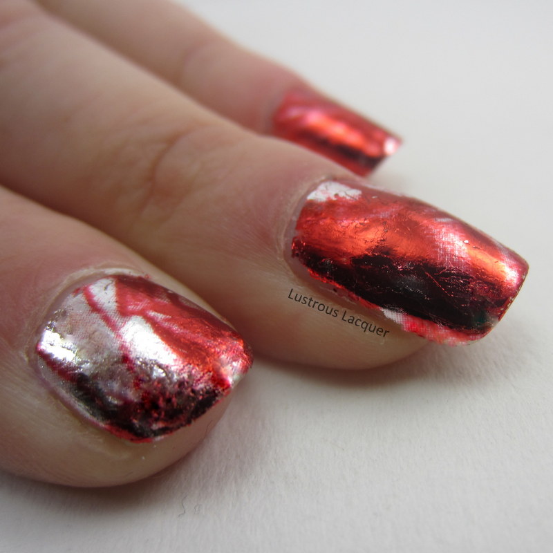 Finally a top coat that wont ruin nail foils! Sprout Raindrop clear