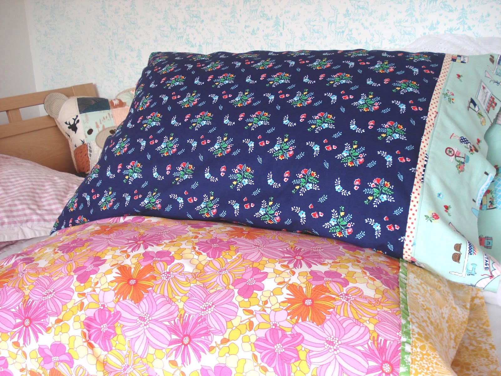 The Floral Suitcase pretty pillowcases