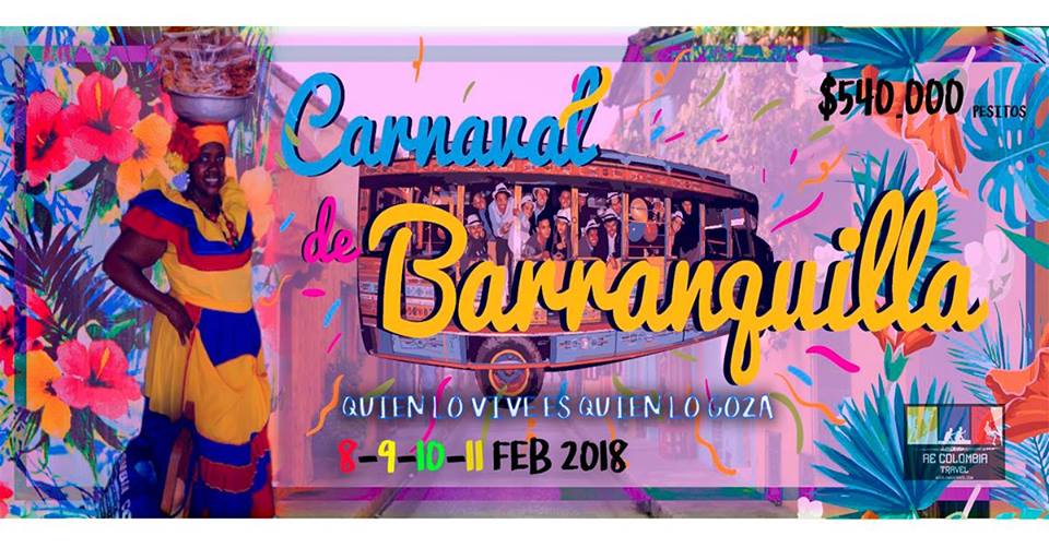 Carnaval de Barranquilla. Febrero 2018.