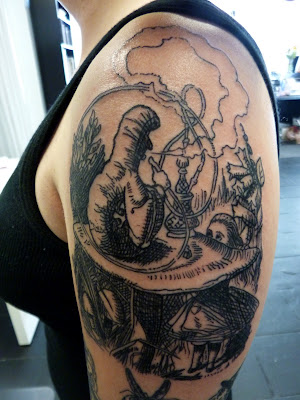 Alice in wonderland tatoo
