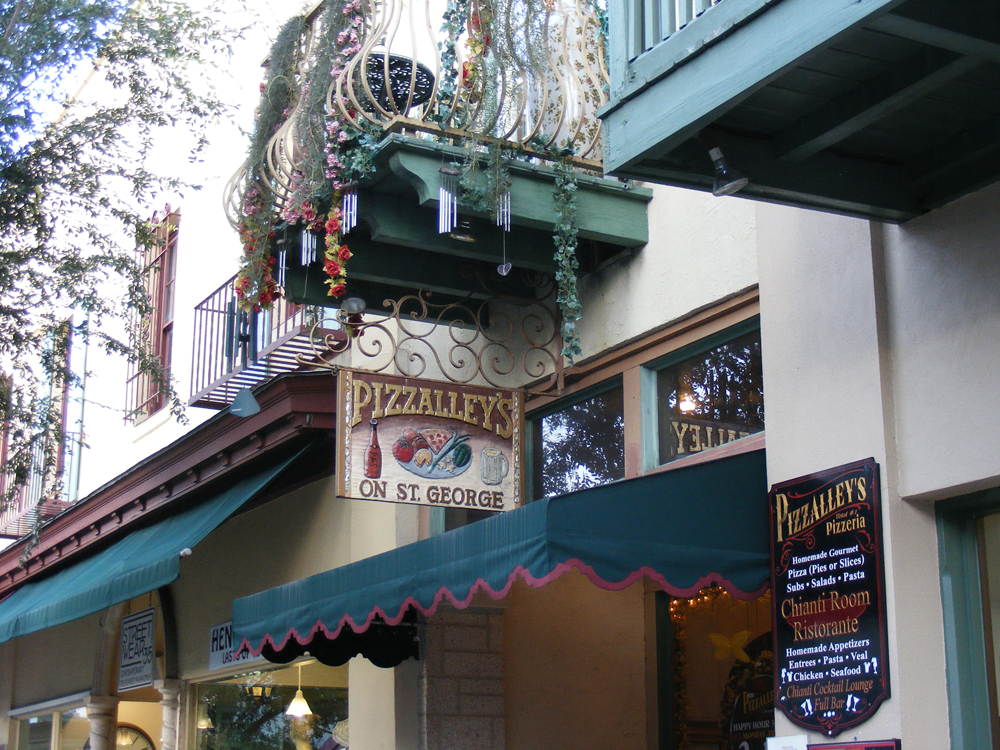 Pizzalley's receives national acclaim | StAugustine.com 1 photo1 St. Francis Inn St. Augustine Bed and Breakfast