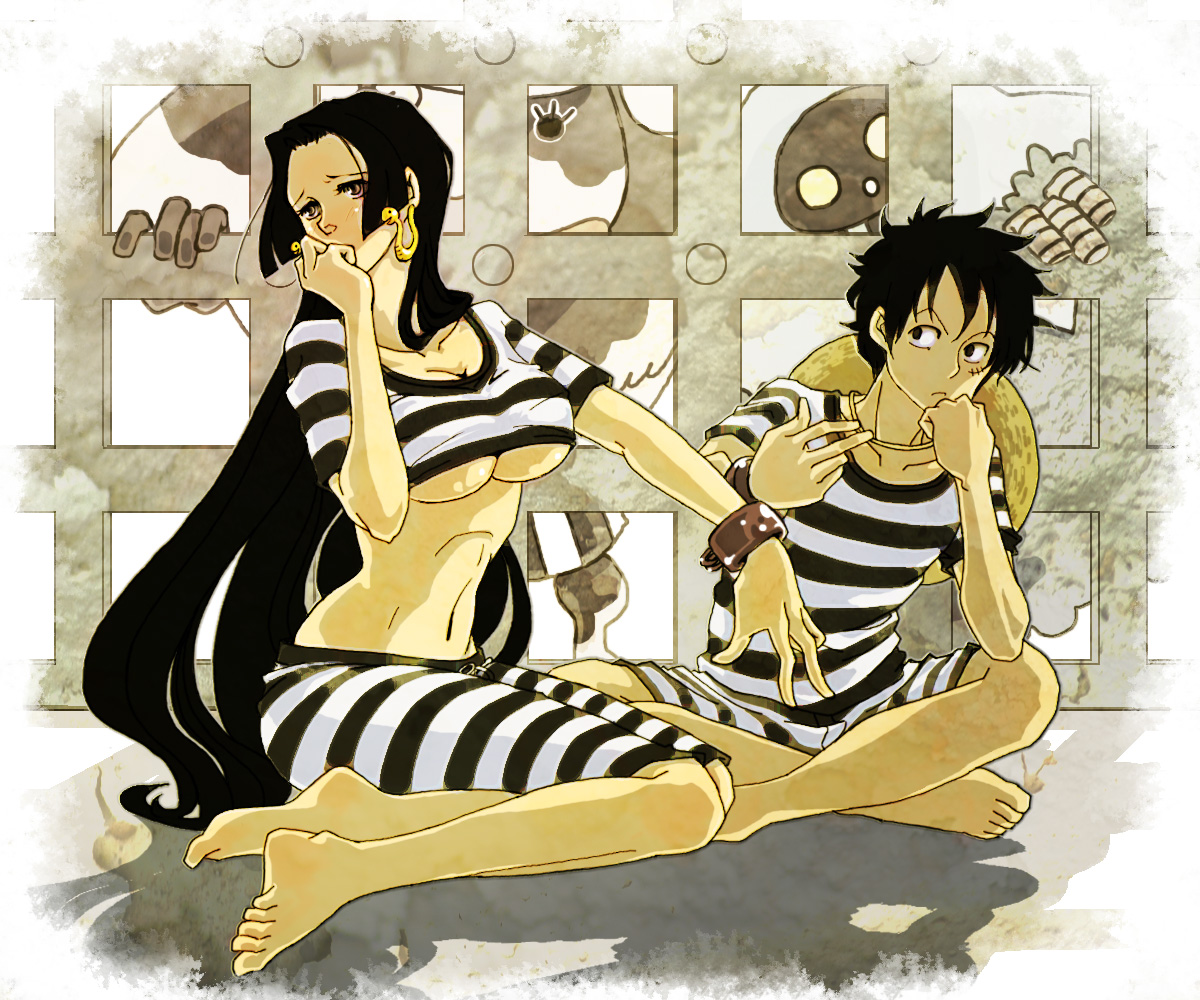 Boa Hancock and Straw Hat Luffy   Your daily Anime Wallpaper and