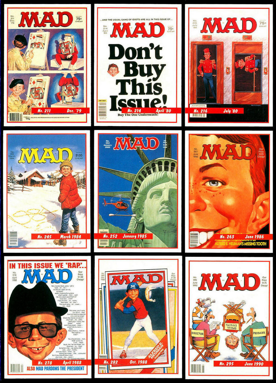 Hairy Green Eyeball 3 Lime Rock MAD trading cards, Series 1, 1992