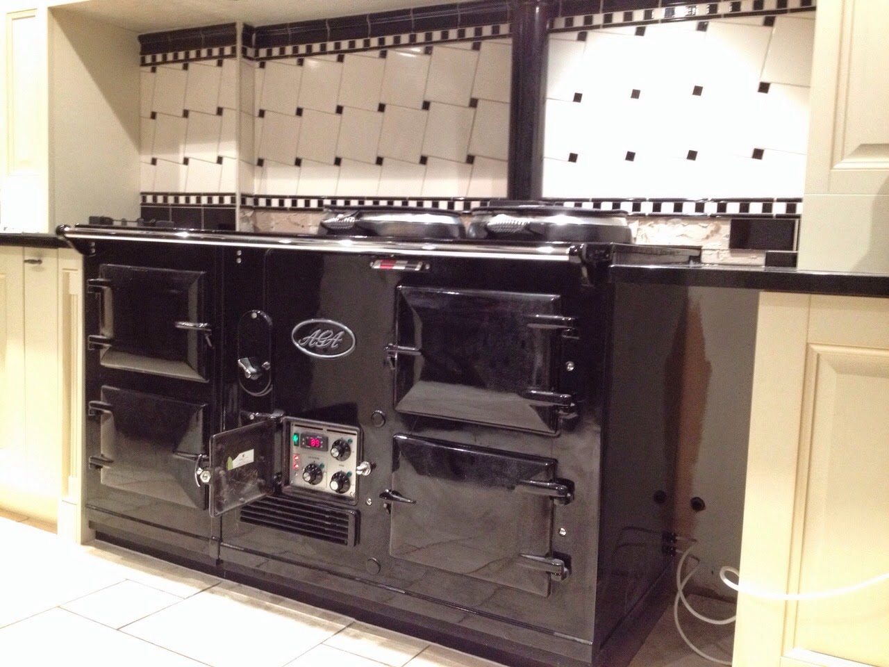 Latest News Beautiful black four oven AGA conversion