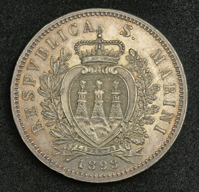 San Marino Lire Silver Coin