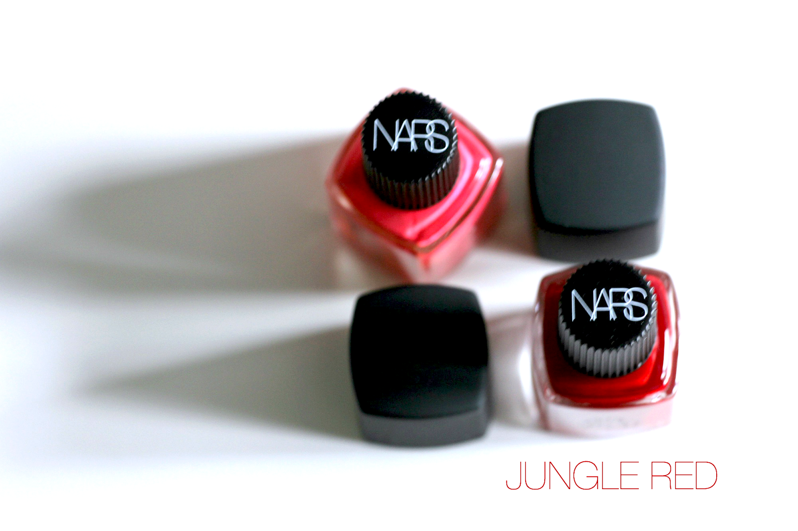 2. NARS Nail Polish in "Jungle Red" - wide 2