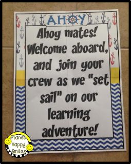 Nautical Classroom Decor ~ Planet Happy Smiles