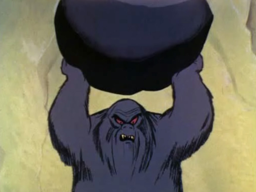 cartoon boulders