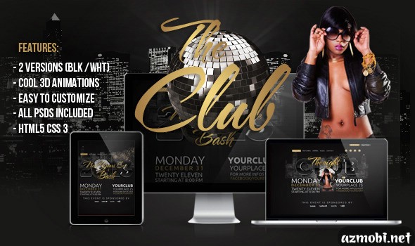 The Club 3D HTML Template
