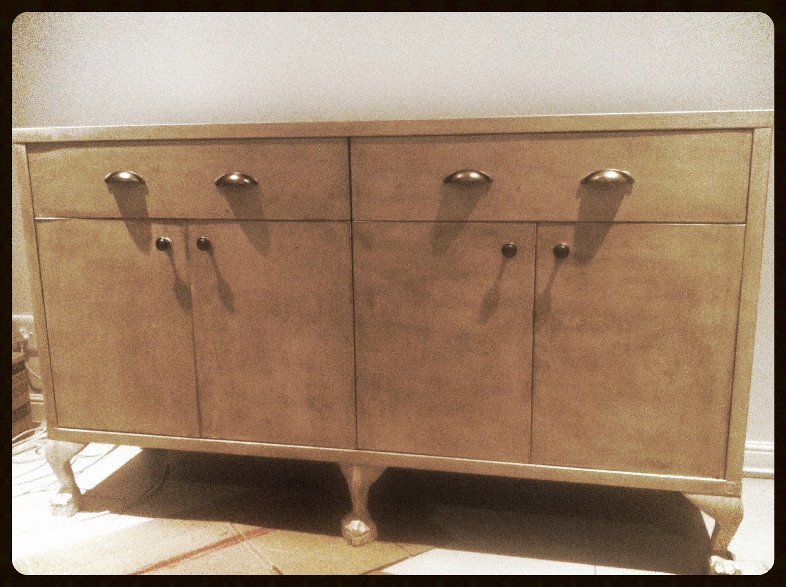 Couches and Cupcakes TV Makeover Take 1 How to Paint