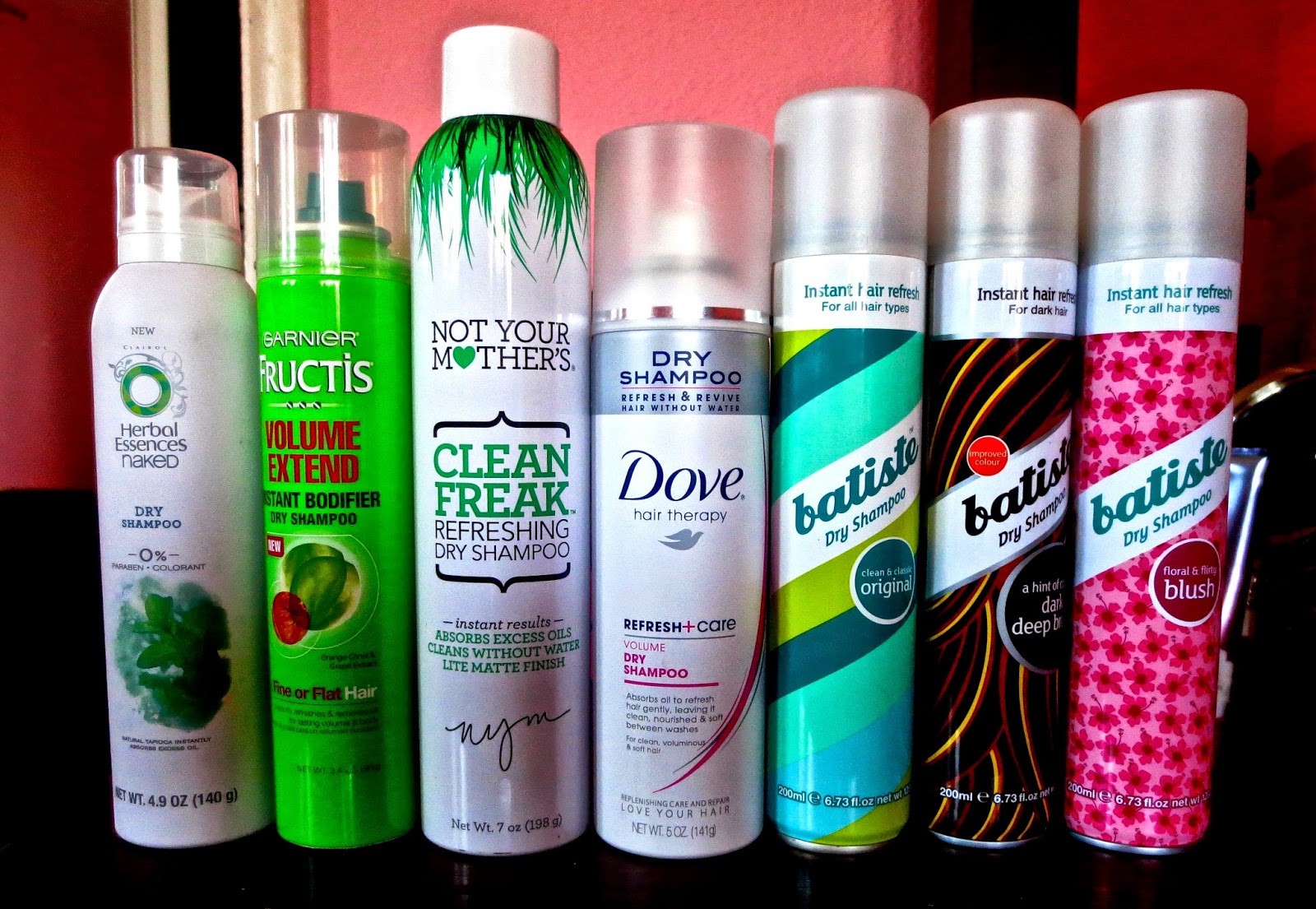 Lalalahini Battle of the Drugstore Dry Shampoos
