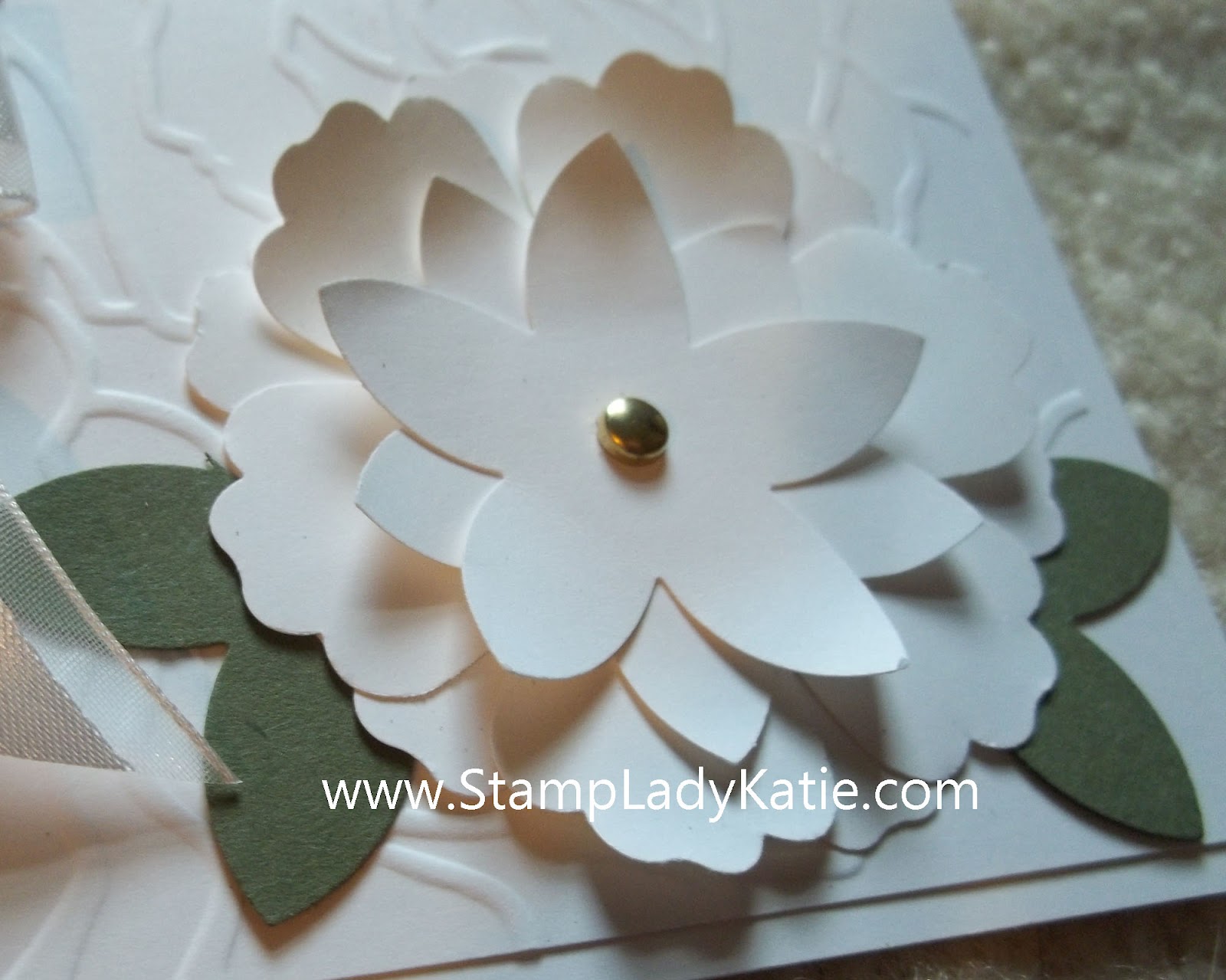 stampladykatie com he is risen punch flower easter card 5 petal flower paper punch