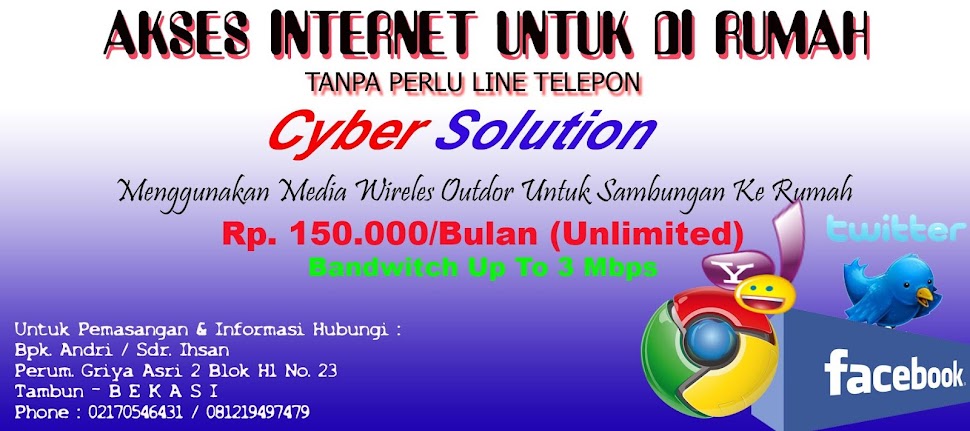 Mau berlangganan internet ?