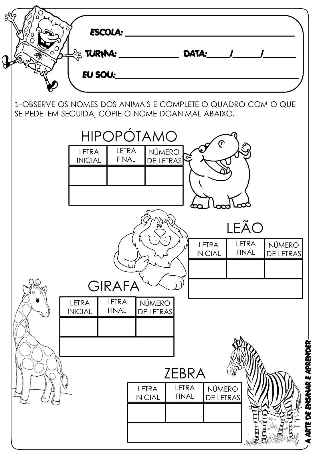 Ligue o ponto e complete a imagem jogo de desenho de hipopótamo para  colorir simples para crianças