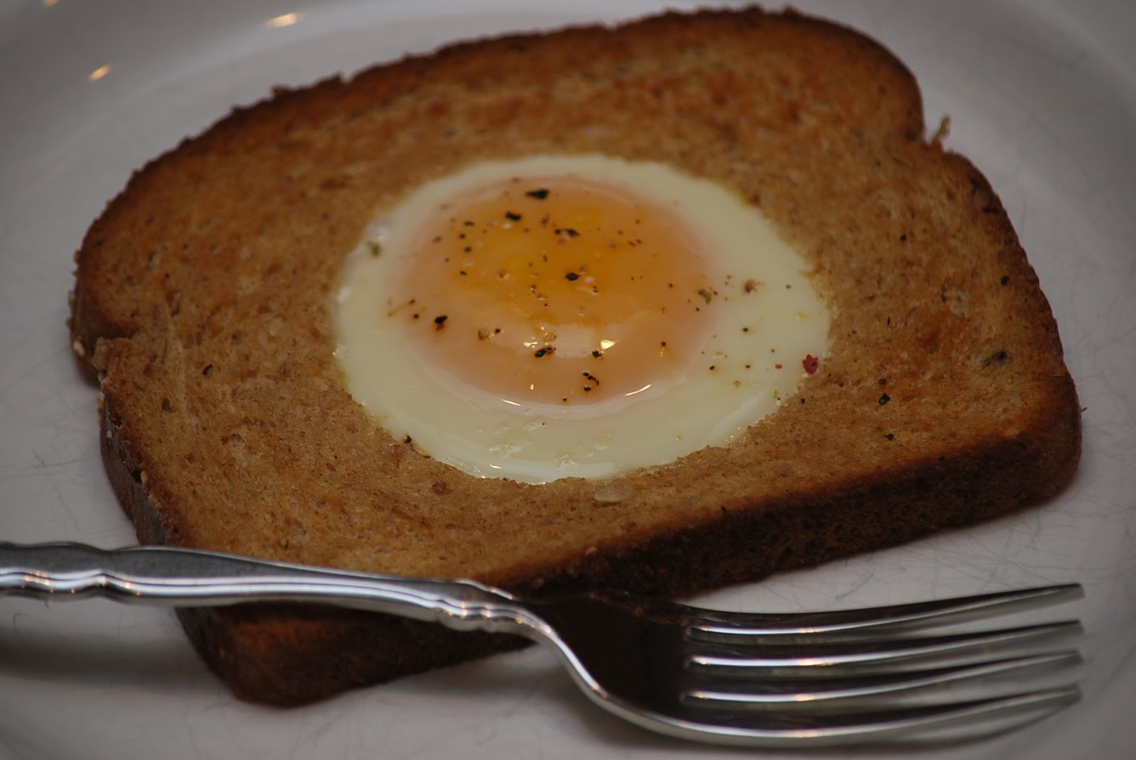 My story in recipes Eggs in a hole