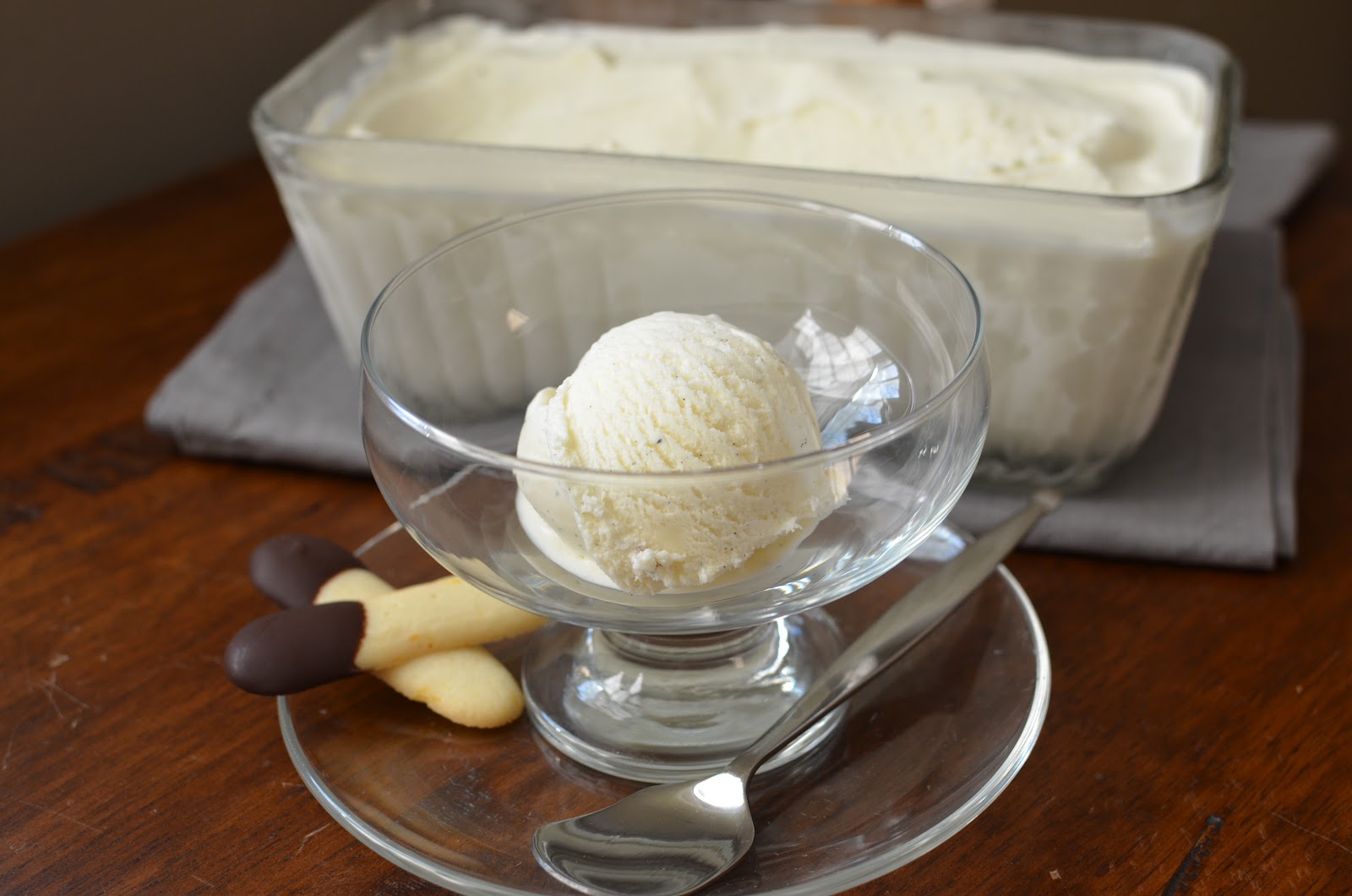 Playing with Flour Philadelphiastyle (no egg) vanilla ice cream