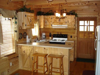 rustic kitchen cabinet
