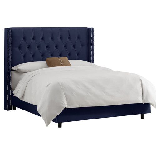 the burban cookie Navy Tufted Bed