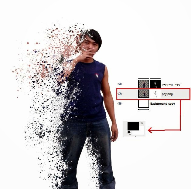 Tutorial GIMP-splatter effect Tutorial GIMP-splatter effect