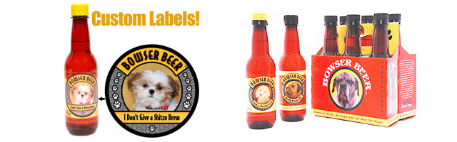 Você já viu cerveja para cachorros Bowswe Beer