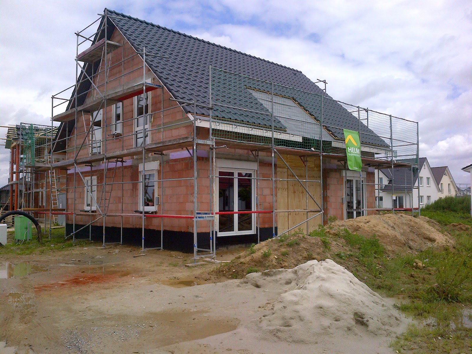 Häuslebau in WOB mit HELMA Eigenheimbau Baufortschritt KW 29