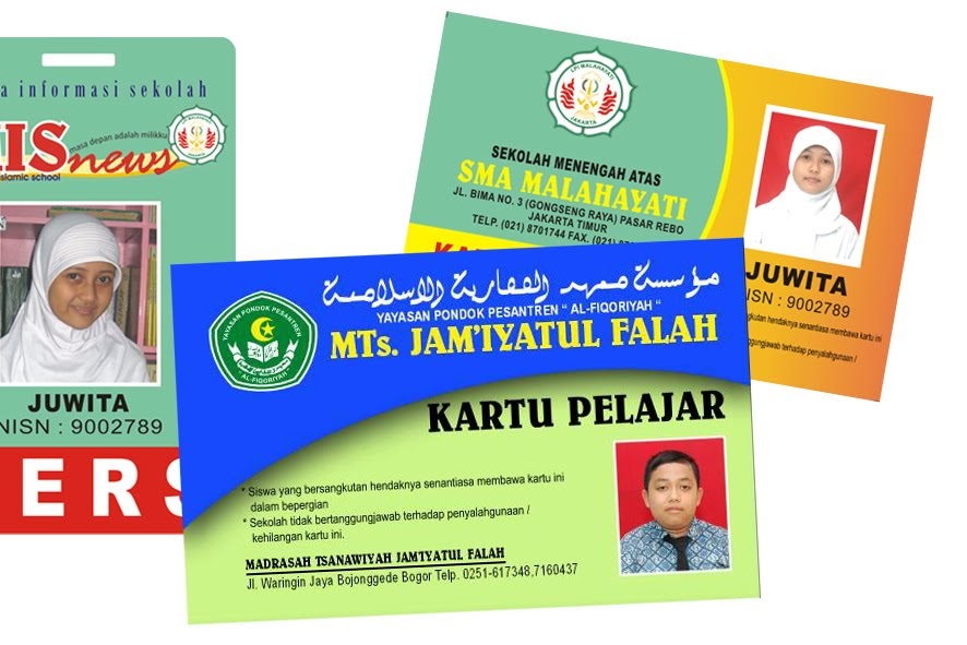 Template Kartu Pelajar Cdr