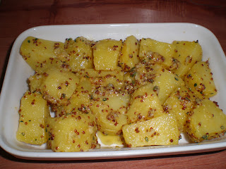 Patatas Asadas Con Mostaza