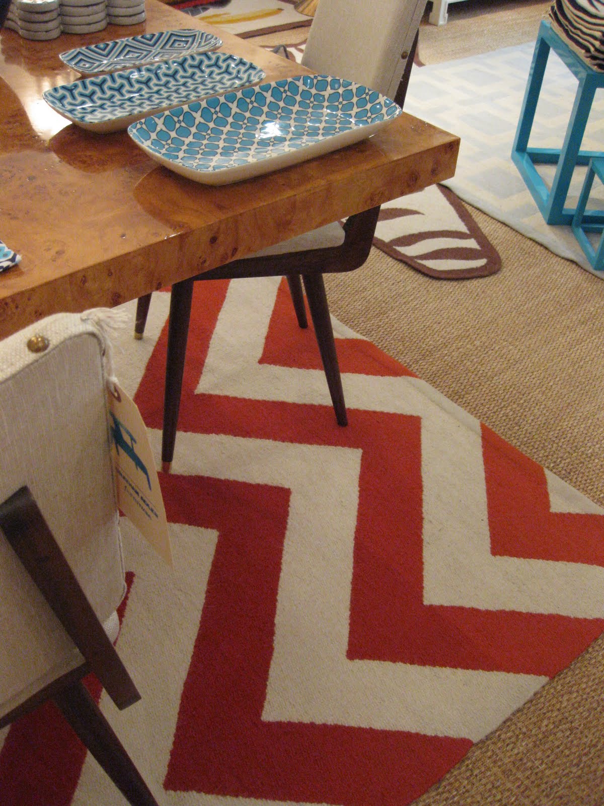 mason jar champagne chevron rug diy