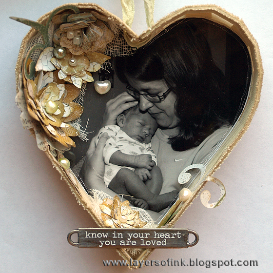 Layers of ink Heart Shadow Boxes Tutorial