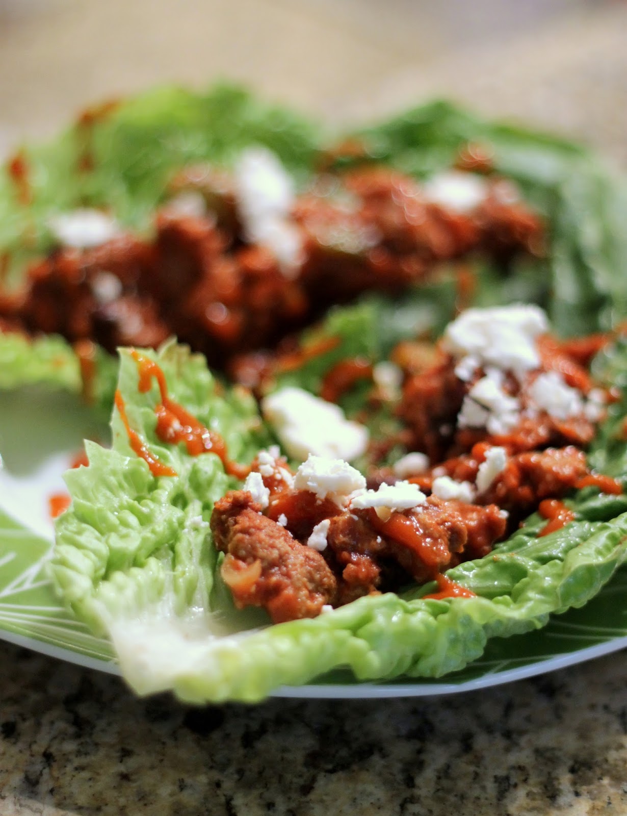 Brunch N' Cupcakes {BBQ Chicken Sloppy Joe Lettuce Wraps}
