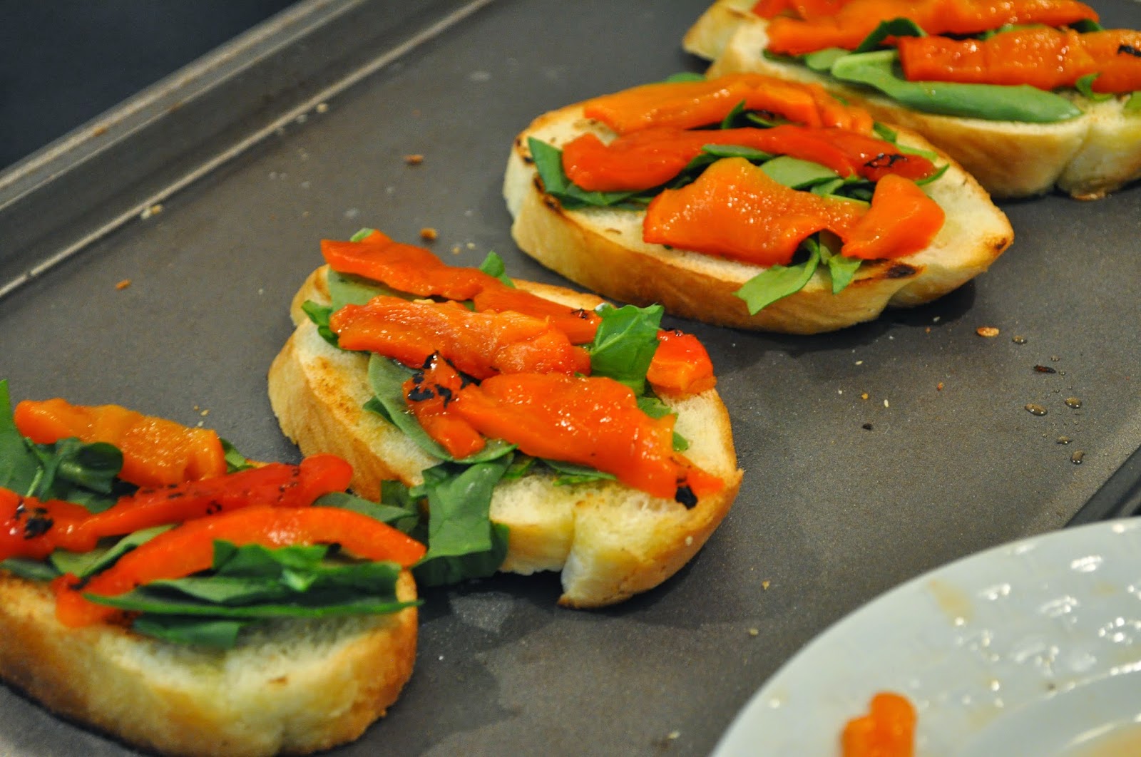 Cooking with Manuela: Tartines with Veggies and Goat Cheese