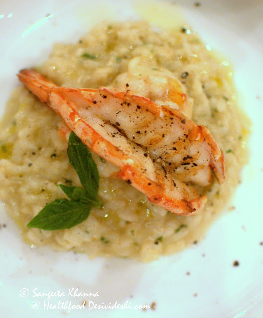 green curry prawn risotto 