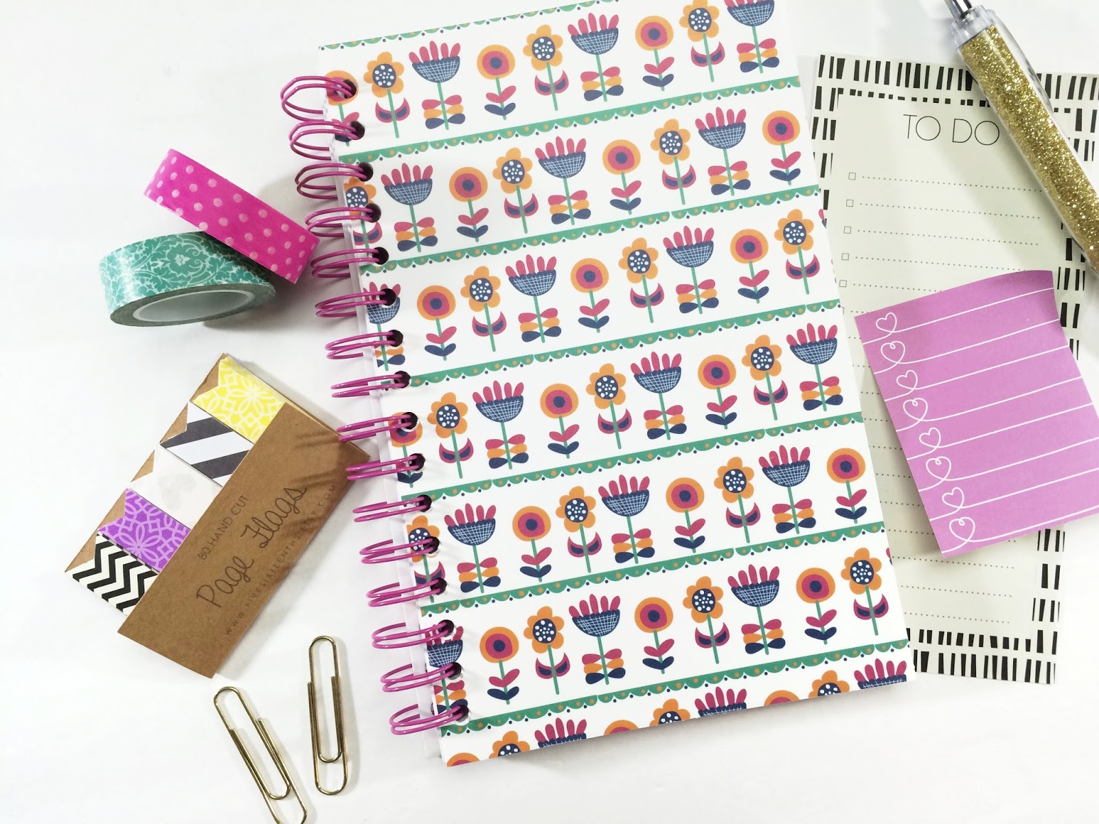 five sixteenths blog Make it Monday // Spiral Bound Planner with the Cinch