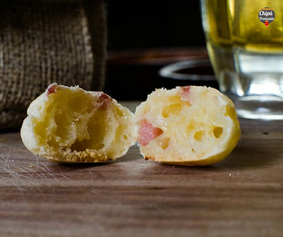 Chipa con Jamón. Chipa Tremendo