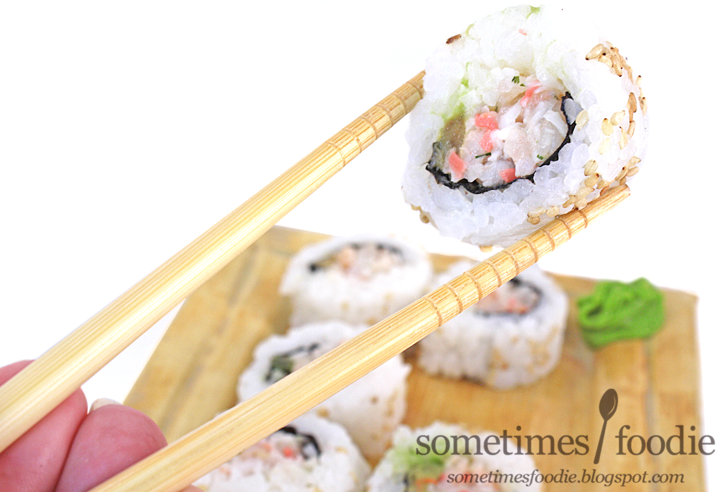 Sometimes Foodie Fusia Frozen Shrimp & Avocado Rolls Aldi