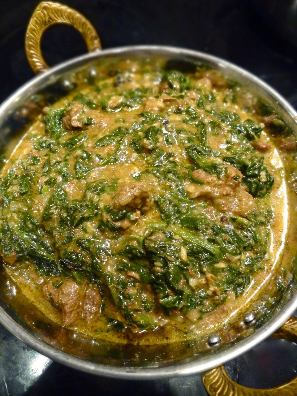 Scrumpdillyicious: Saag Gosht: Indian Lamb & Spinach Curry with Yogurt