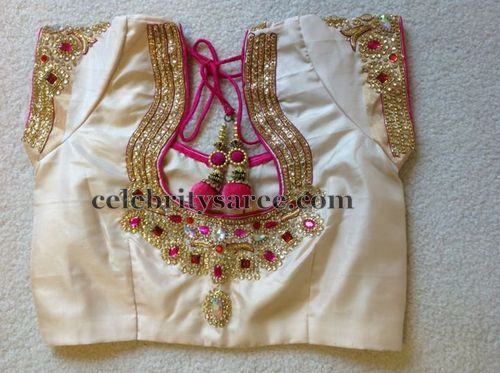 designer blouse work