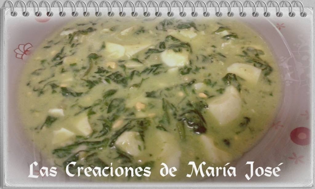 Espinacas A La Crema Sin Nata