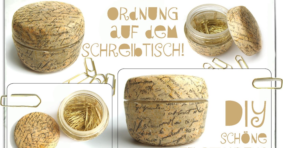 Alessas Blog: DIY - hübsche Kleinaufbewahrung