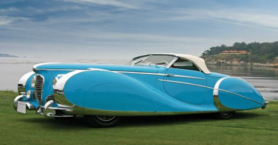 One of the famous such car was owned by actress Diana Dors a Delahaye 178 