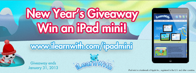 Special New Year's 2013 Giveaway By iLEARN WITH: WIN AN iPAD MINI!