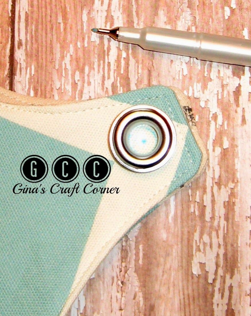 Gina's Craft Corner How to Add Eyelets to Your Handbags