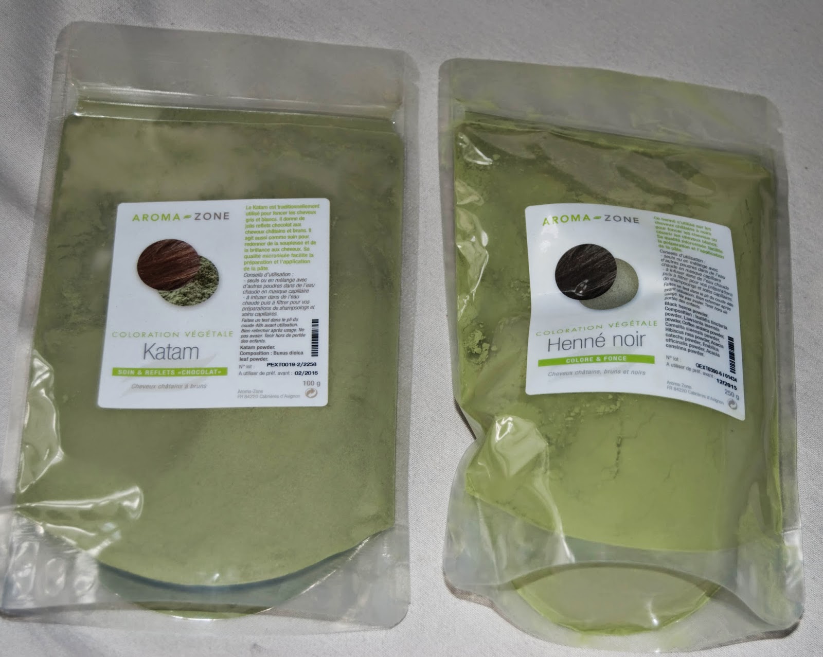 Alessaknox Blog lifestyle belge Test Fée Aromazone Henné noir et