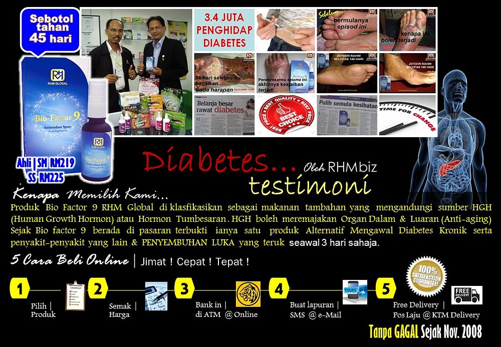 Diabetes Testimoni RHMbiz