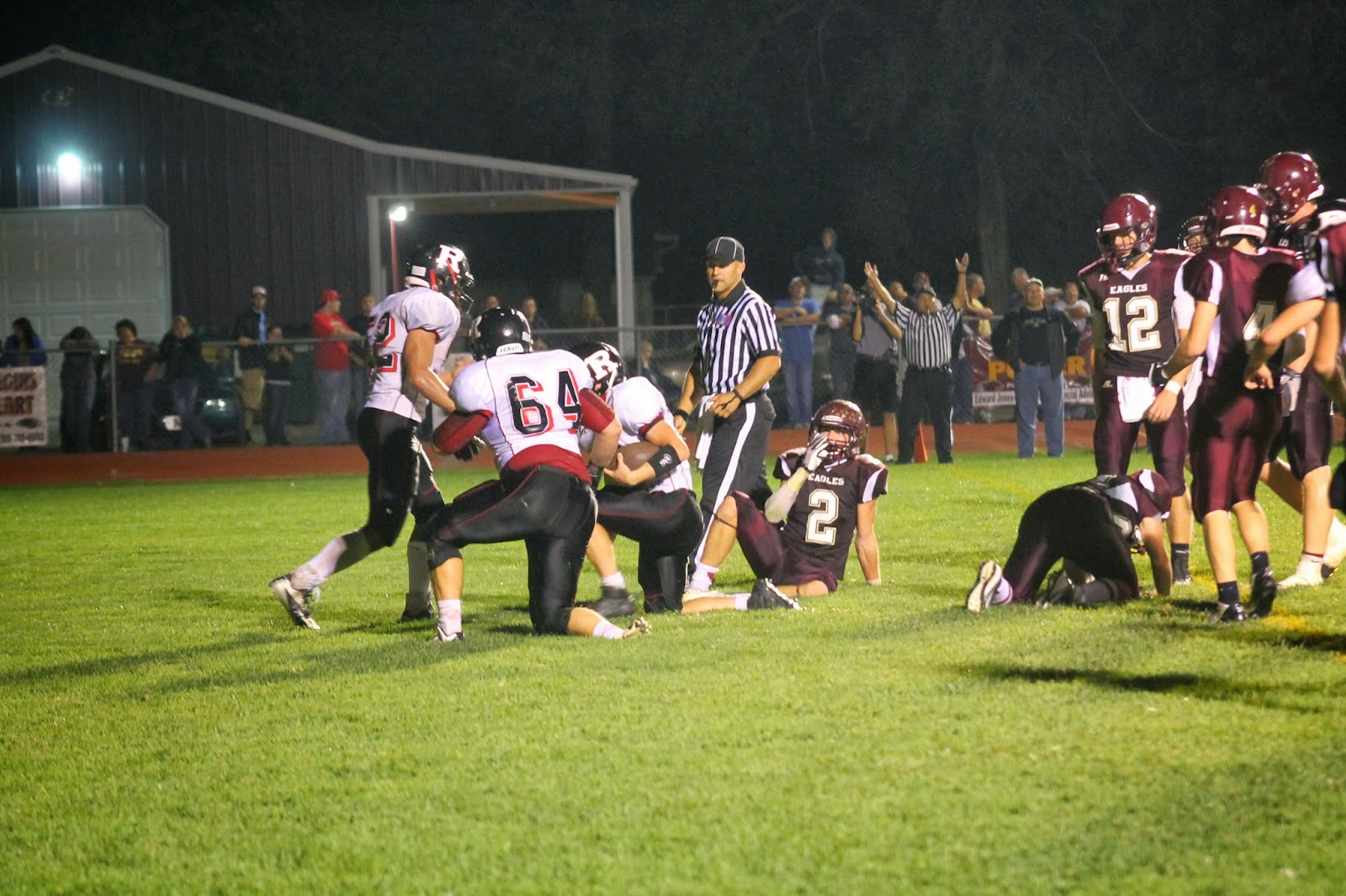 Photos of Rossville and Rossville Alumni War On 24 Football Game