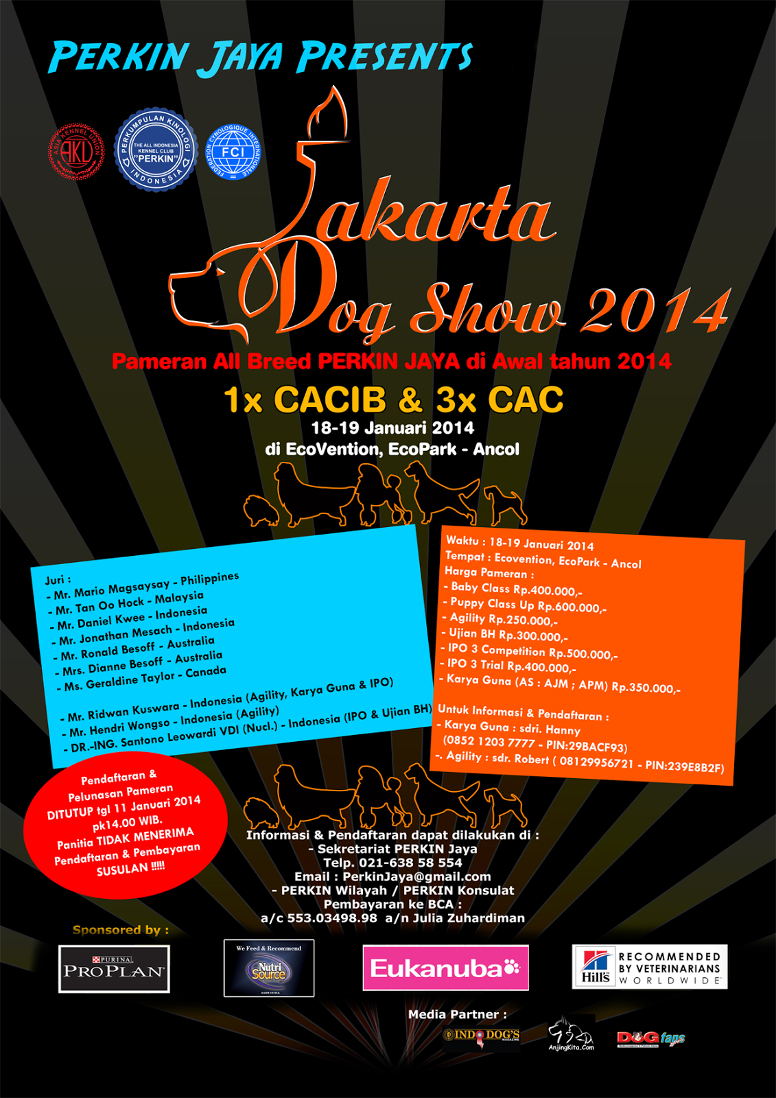 PERKIN JAWA TENGAH Jakarta Dog Show 2014
