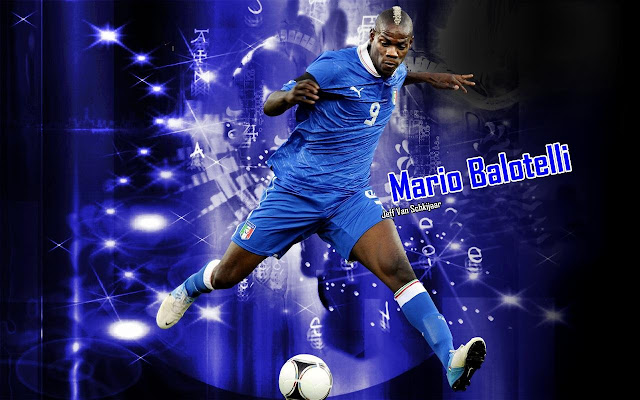 Wallpaper Mario Balotelli Euro 2012